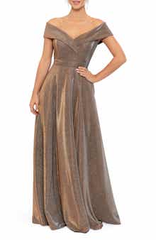 Xscape Evenings Off the Shoulder Gown