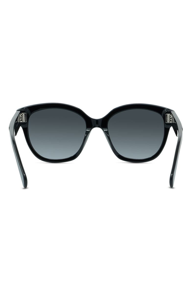CELINE 55mm Gradient Round Sunglasses, Alternate, color, 