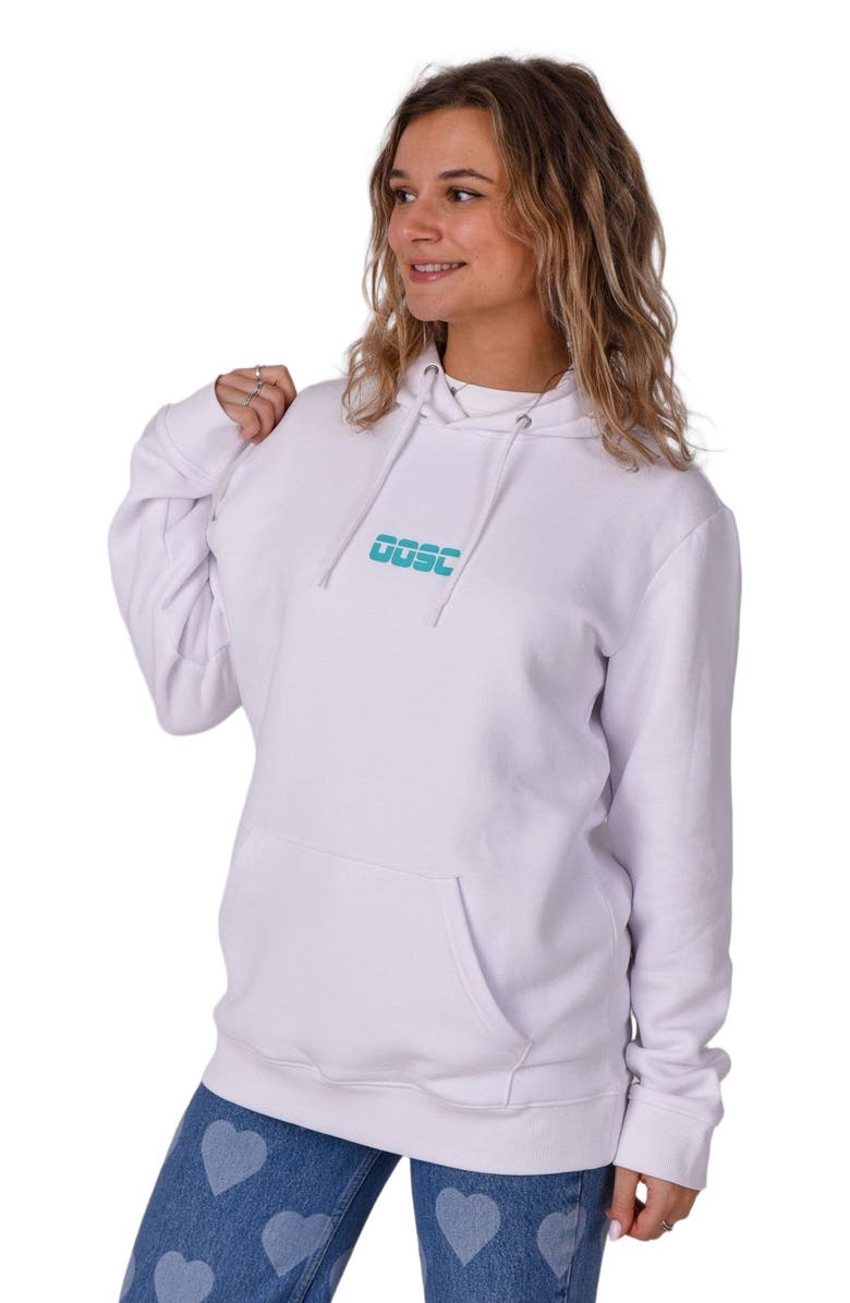 OOSC Retro OOSC Hoodie - White, Alternate, color, White