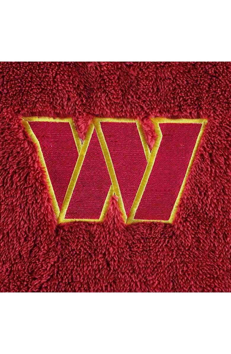 Outerstuff Girls Youth Burgundy/Gray Washington Commanders Game Time Teddy Fleece Pullover Hoodie, Alternate, color, 