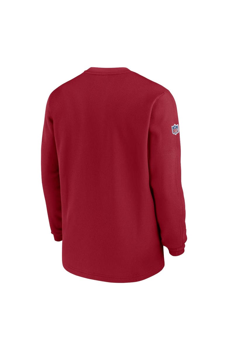 Nike Men's Nike  Cardinal Arizona Cardinals 2023 Sideline Throwback Heavy Brushed Waffle Long Sleeve Top, Alternate, color, Cardinal