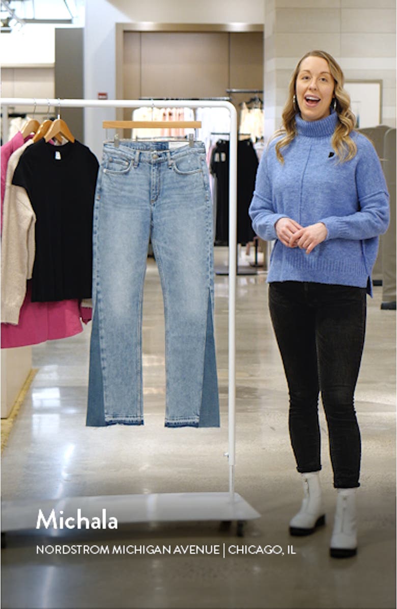 Peyton Sliced Mid Rise Bootcut Jeans, sales video thumbnail