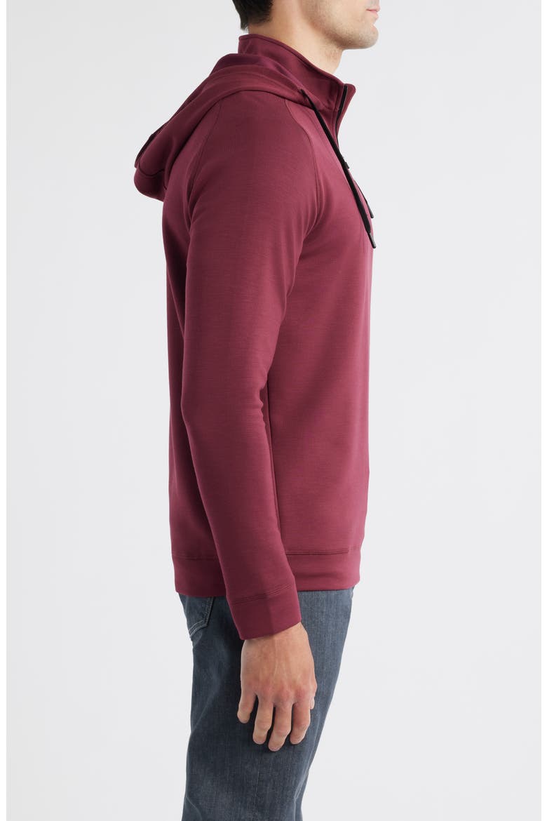 Half Zip Golf Hoodie, Alternate, color, MAROON