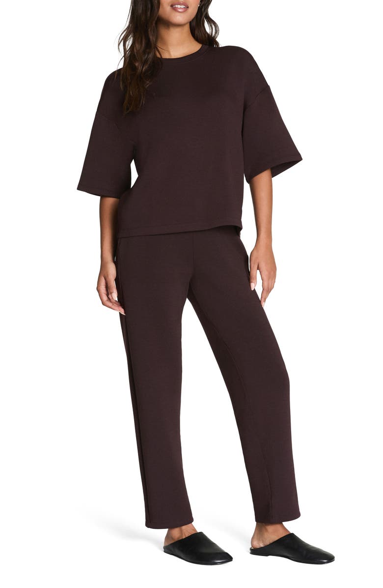 SPANX<sup>®</sup> AirEssentials Straight Leg Ankle Pants, Alternate, color, Truffle Brown