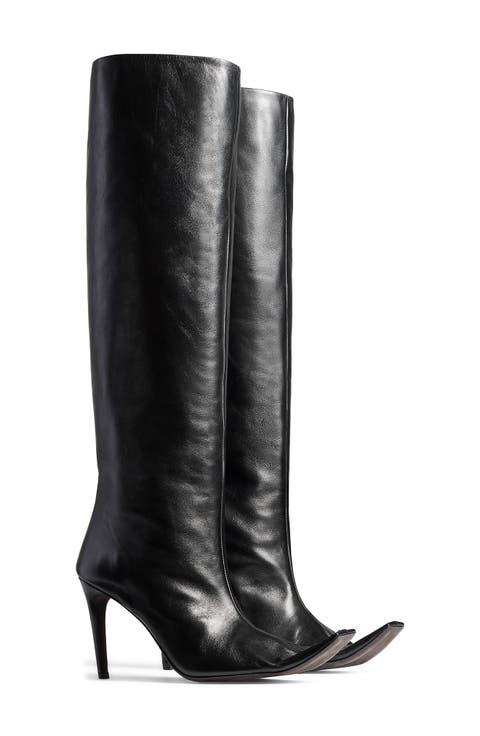Marlene Square Toe Knee High Boot