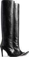 Khaite Marlene Square Toe Knee High Boot