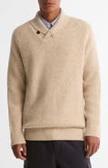 Barbour Essentials Fleck Shawl Collar Sweater