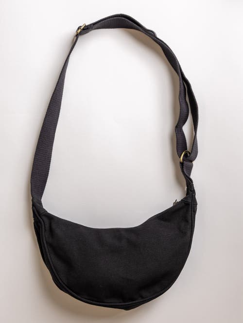 Terra Thread Organic Cotton Crossbody Bag In Black
