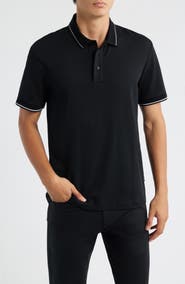 BOSS Parlay Tipped Cotton Polo