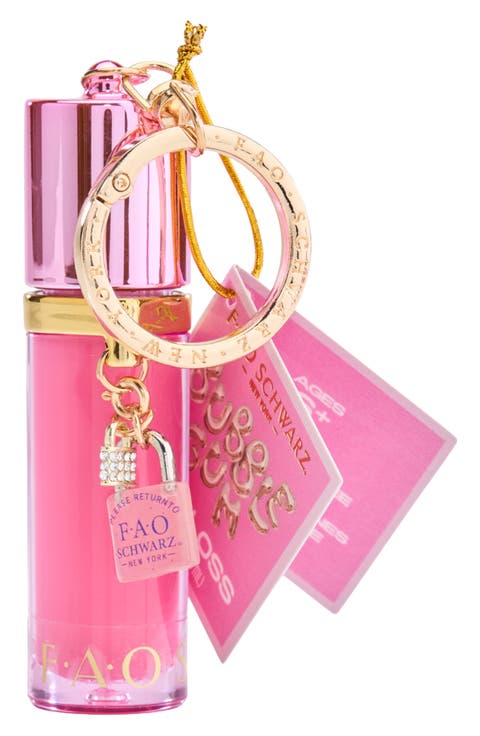 Lip Gloss with Lock Charm