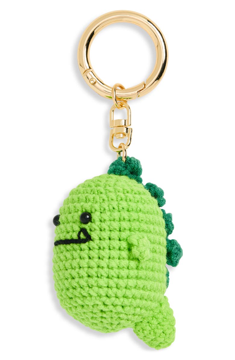 Leith Crochet Bag Charm, Main, color, Blue Multi- Silver