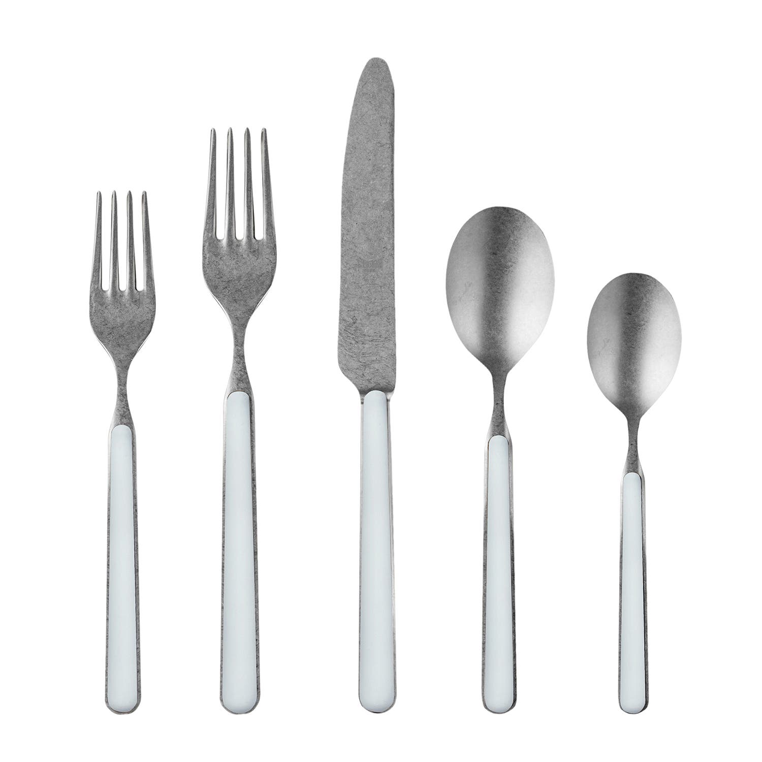 Mepra Fantasia Pewter Flatware Set In Blue