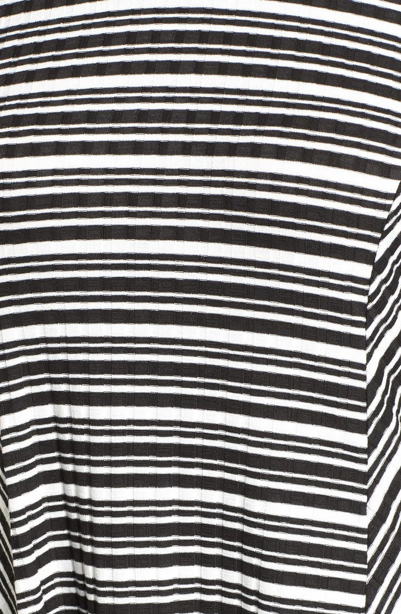 All in Favor Ringer Stripe Swing Dress, Alternate, color, 