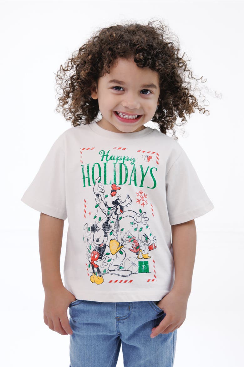 Mickey Mouse & Friends T-Shirt, Alternate, color, Beige