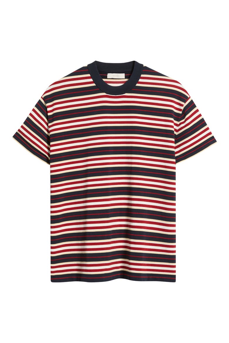 Le Paz Striped T-Shirt, Alternate, color, CILA STRIPE NAVY