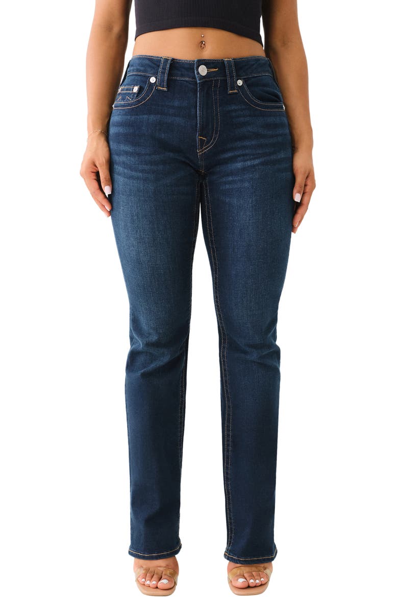 True Religion Becca Flap Pocket Bootcut Jeans, Main, color, Indigo Upgrade