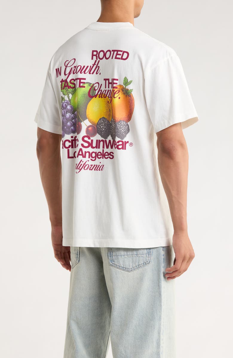 PacSun Rooted Fruit Graphic T-Shirt, Alternate, color, White