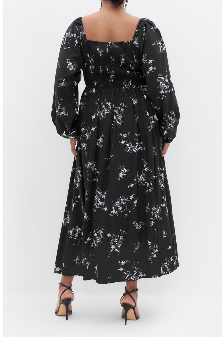 Floral Print Long Sleeve Dress, Alternate, color, SOUL FLORAL