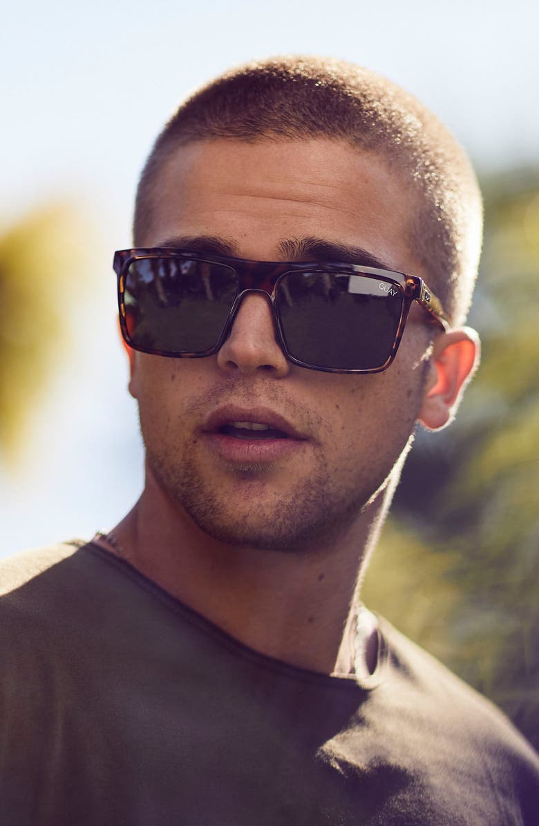 QUAY Australia Let It Run 57mm Polarized Sunglasses, Alternate, color, 