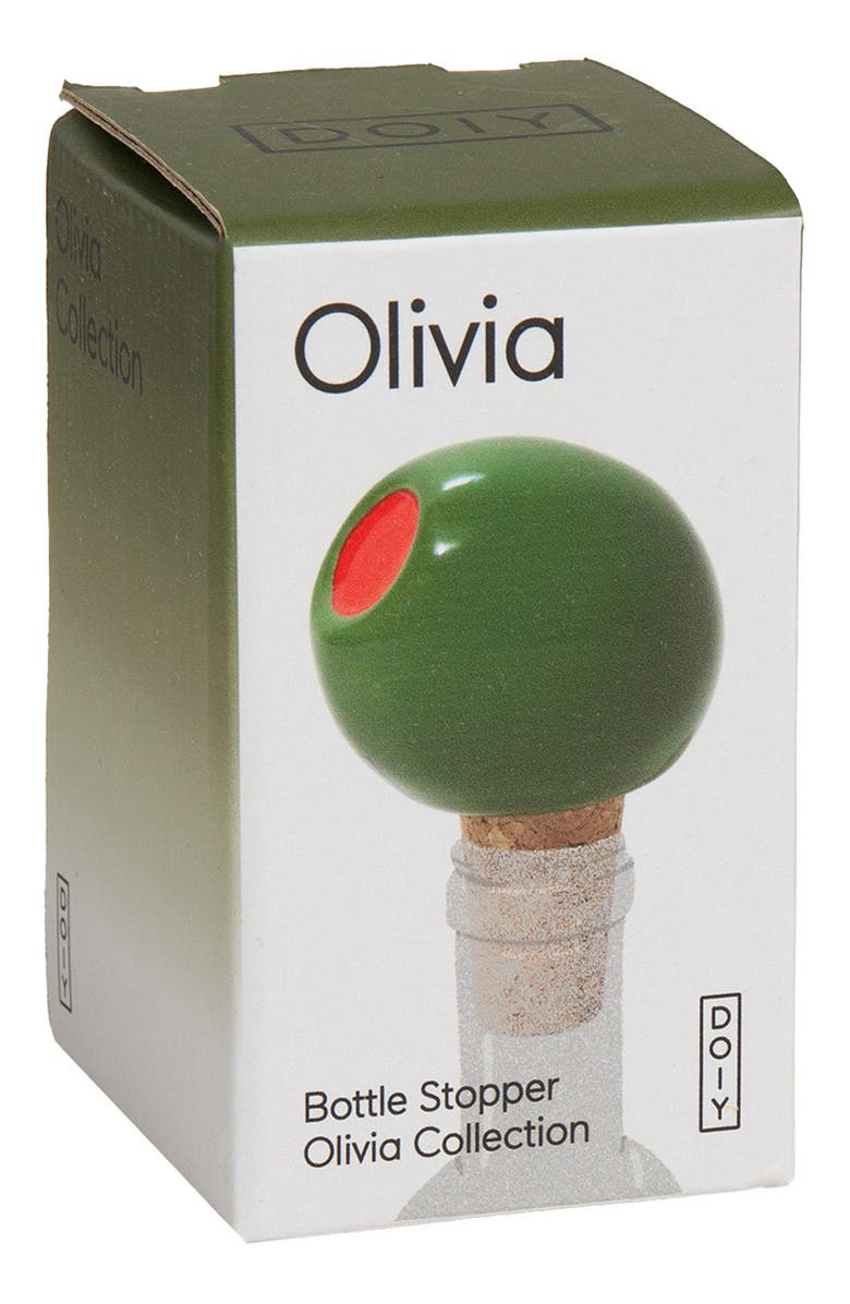 doiy Olivia Ceramic & Cork Bottle Stopper, Alternate, color,