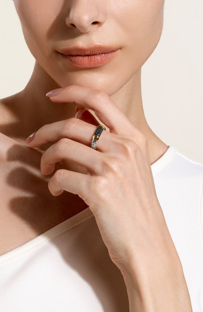JH Essentials Sapphire Pavé Ring, 5mm