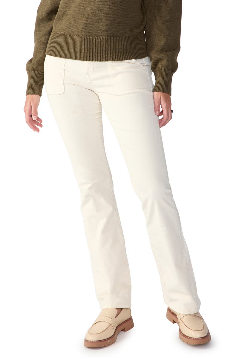 Sanctuary The Rocky High Waist Corduroy Bootcut Pants, Main, color,