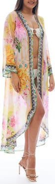 RANEES Floral Longline Duster