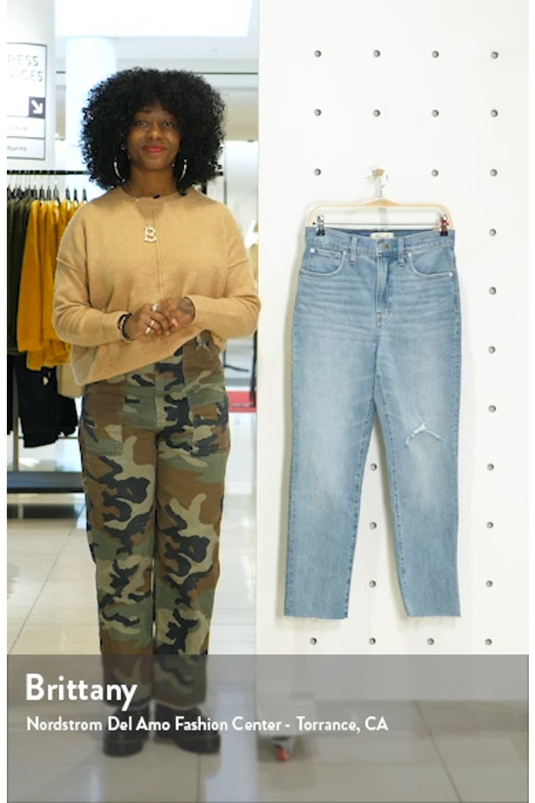 The Perfect Vintage Crop High Waist Jeans video