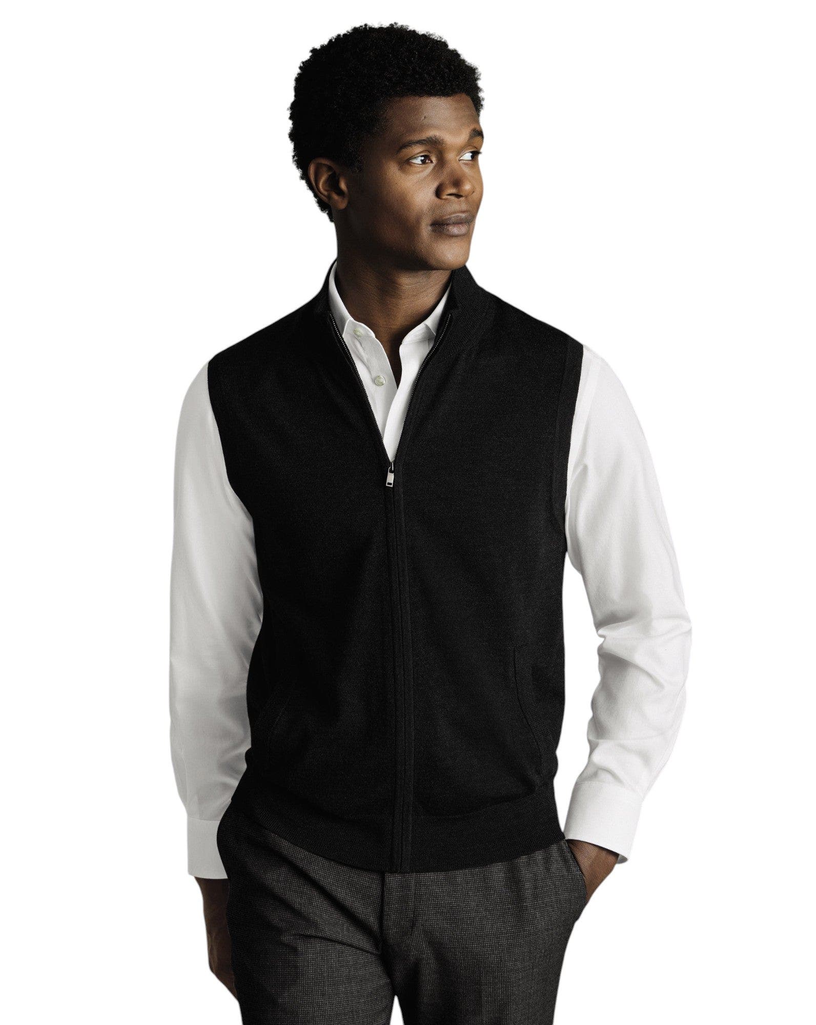 Pure Merino Zip Vest - image 3