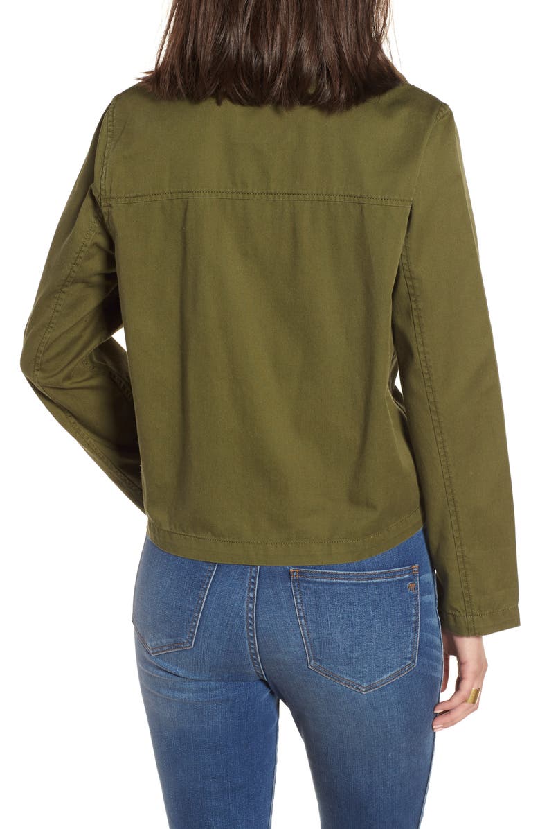 Madewell Crop Anorak Jacket, Alternate, color, 