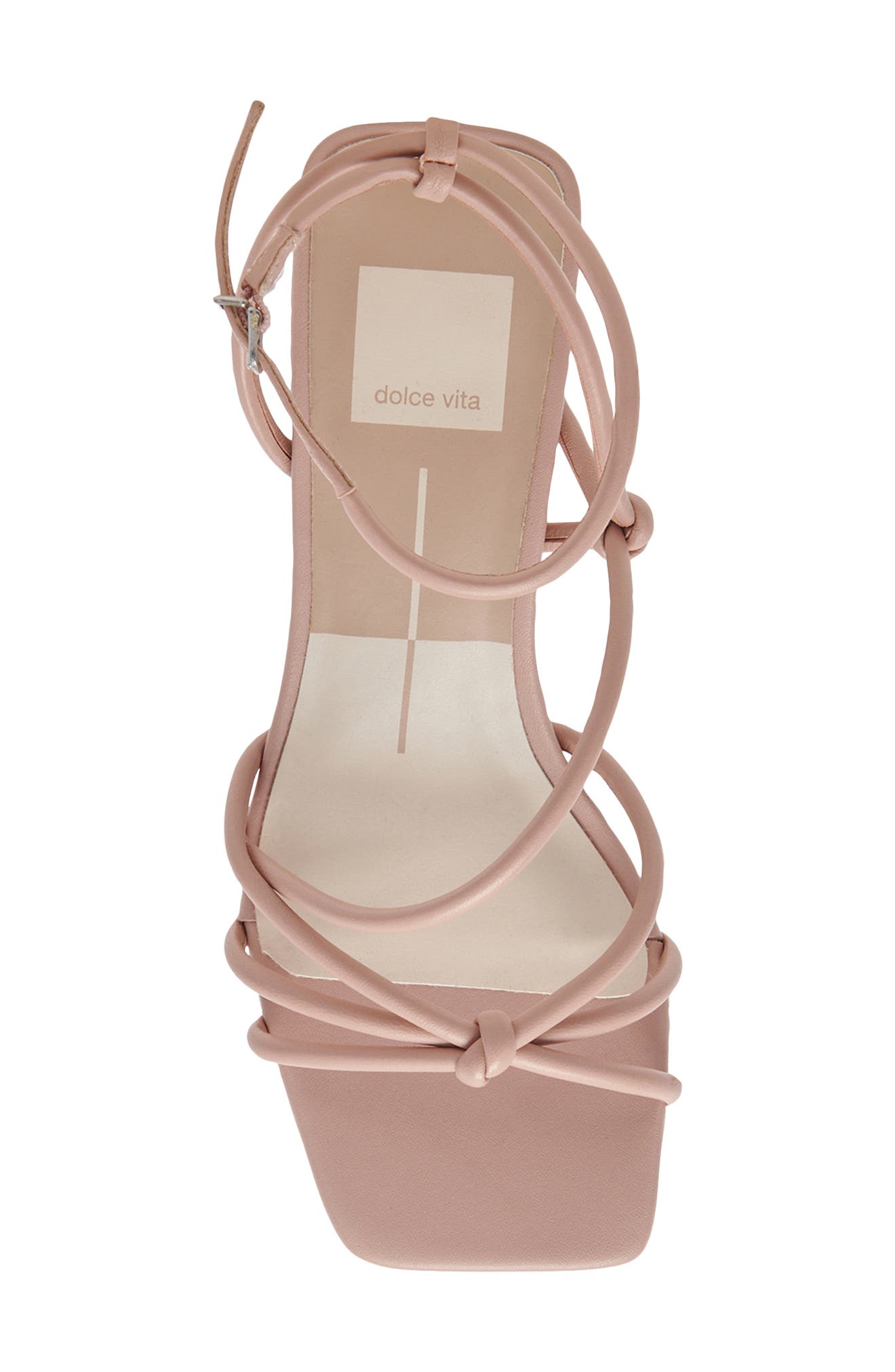 Dolce Vita Bev Kitten Heel Ankle Strap Sandal, Alternate, color, Rose Leather