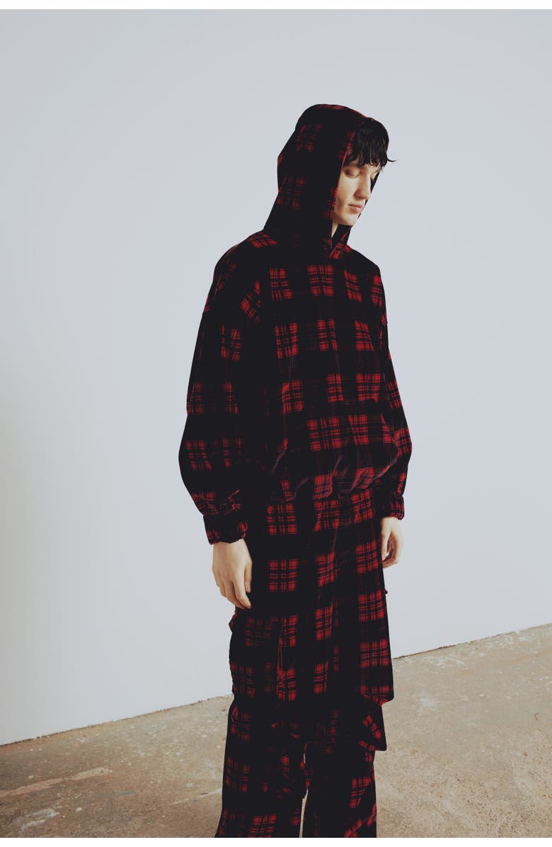 PCFG Pure Cotton Your *Itch Plaid Hoody, Main, color, Red