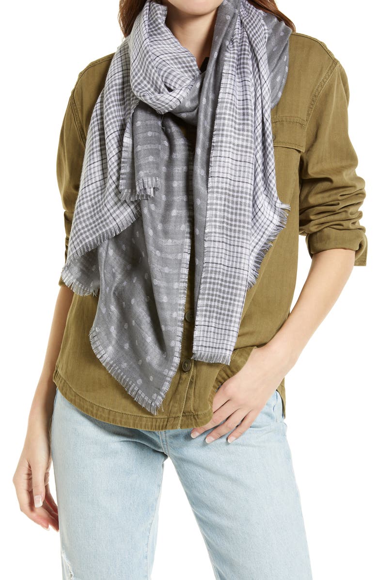Treasure & Bond Double Layer Scarf, Main, color, 