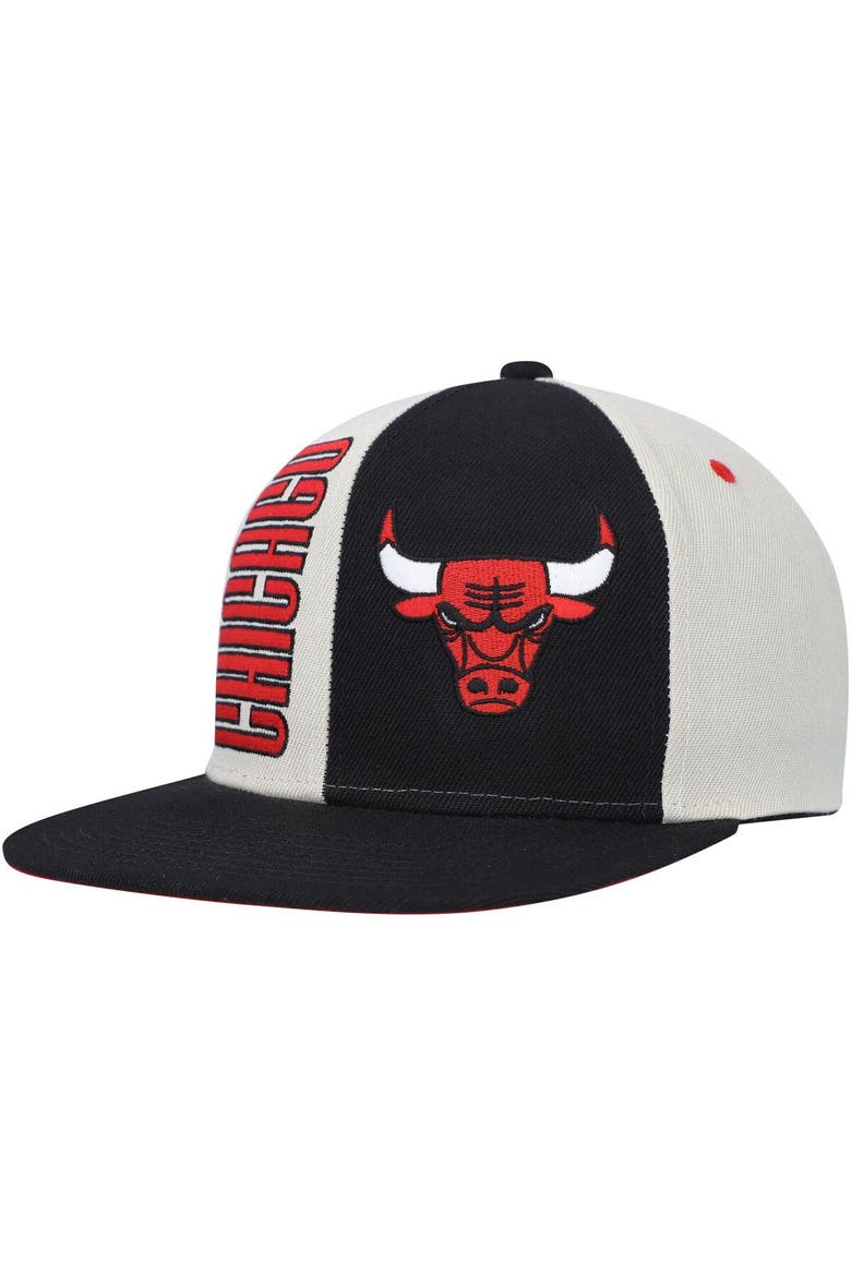Men's Mitchell & Ness Cream Chicago Bulls Hardwood Classics Pop Snapback Hat, Main, color, Cream