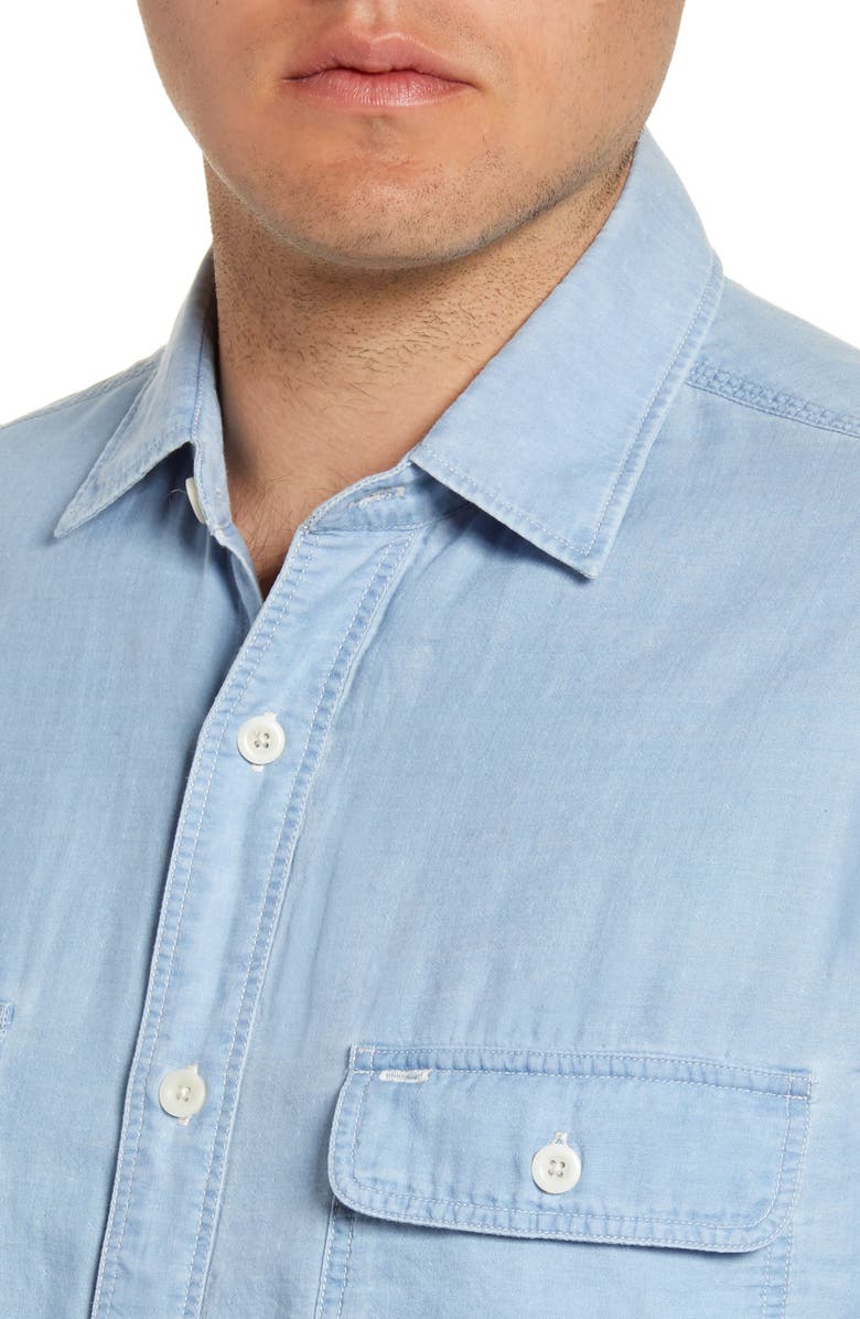 Faherty Penny Regular Fit Button-Up Work Shirt, Alternate, color, 
