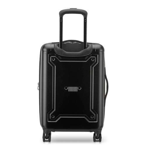 Jeep Jh004c Carry-on 20 Inch Hardside Expandable Luggage With Spinner Wheels In Black