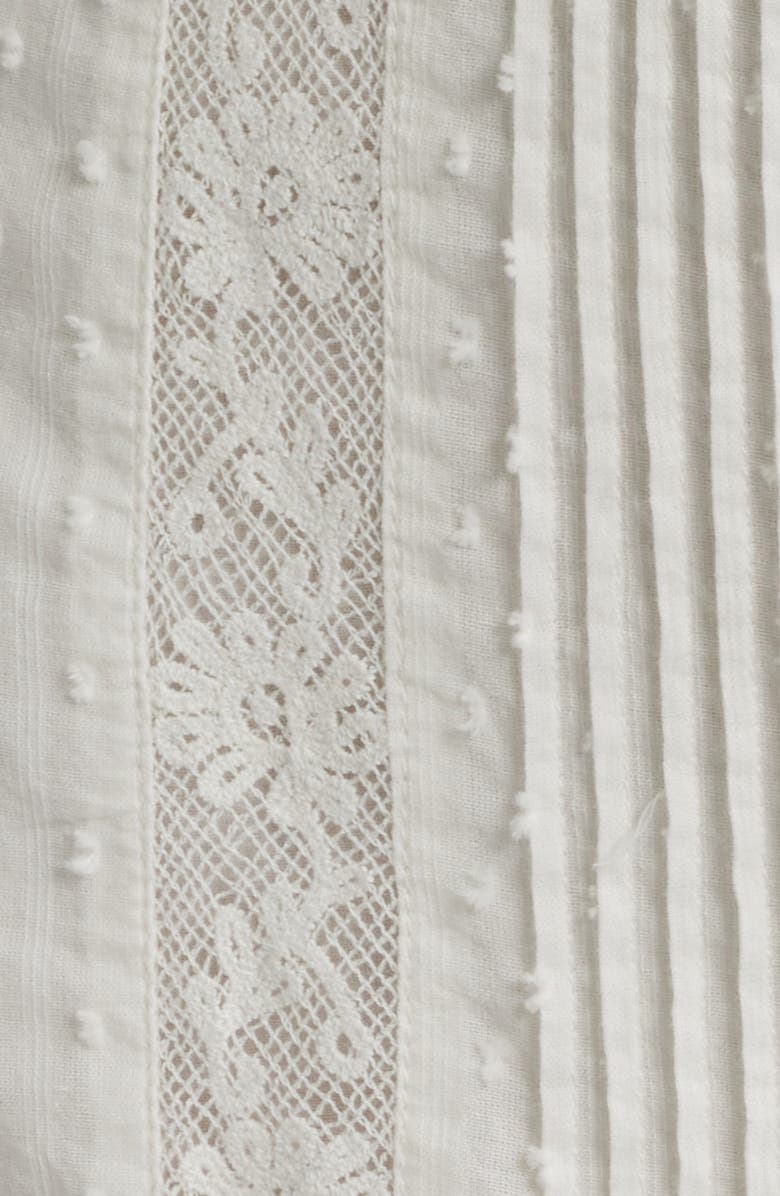 LoveShackFancy Judalon Lace A-Line Dress, Alternate, color,