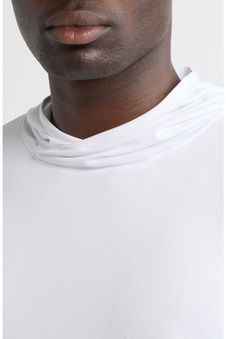 Featherweight Performance Pullover Hoodie, Alternate, color, WHITE