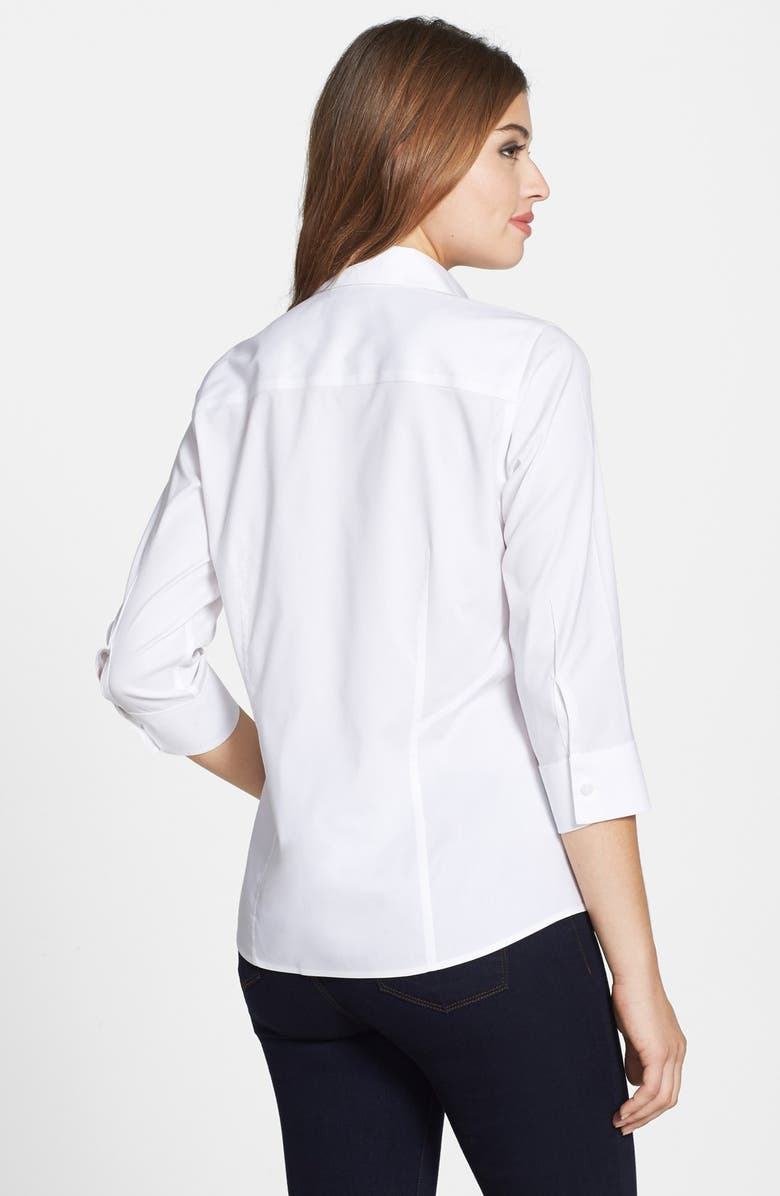 Foxcroft Non-Iron Stretch Cotton Shirt, Alternate, color,