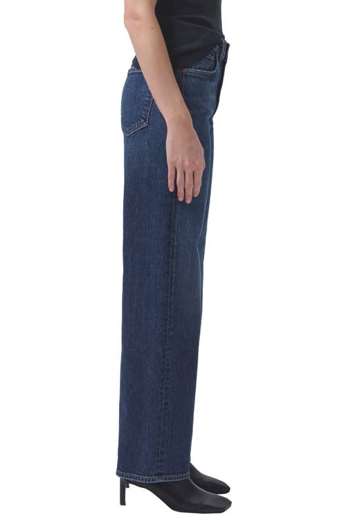 Agolde Womens Reissue (true Ind Rinse) Harper Straight-leg Stretch-denim Jeans In Blue