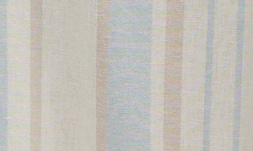 Nvlt Wide Leg Pants In Blue Natural Stripe