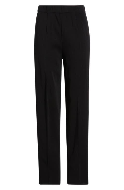 Misook Nancy Regular Straight Leg Pants In Black
