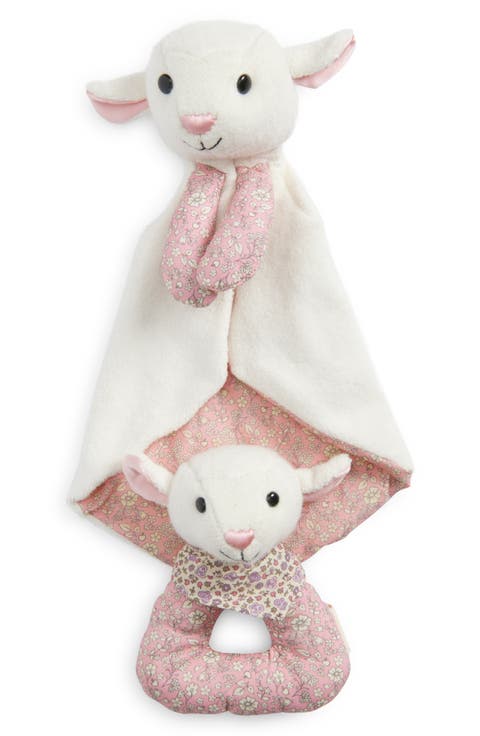 Organic Cotton Blankie Rattle