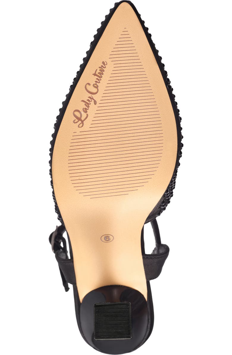 LADY COUTURE Tango Crystal Embellished Pump, Alternate, color, Black
