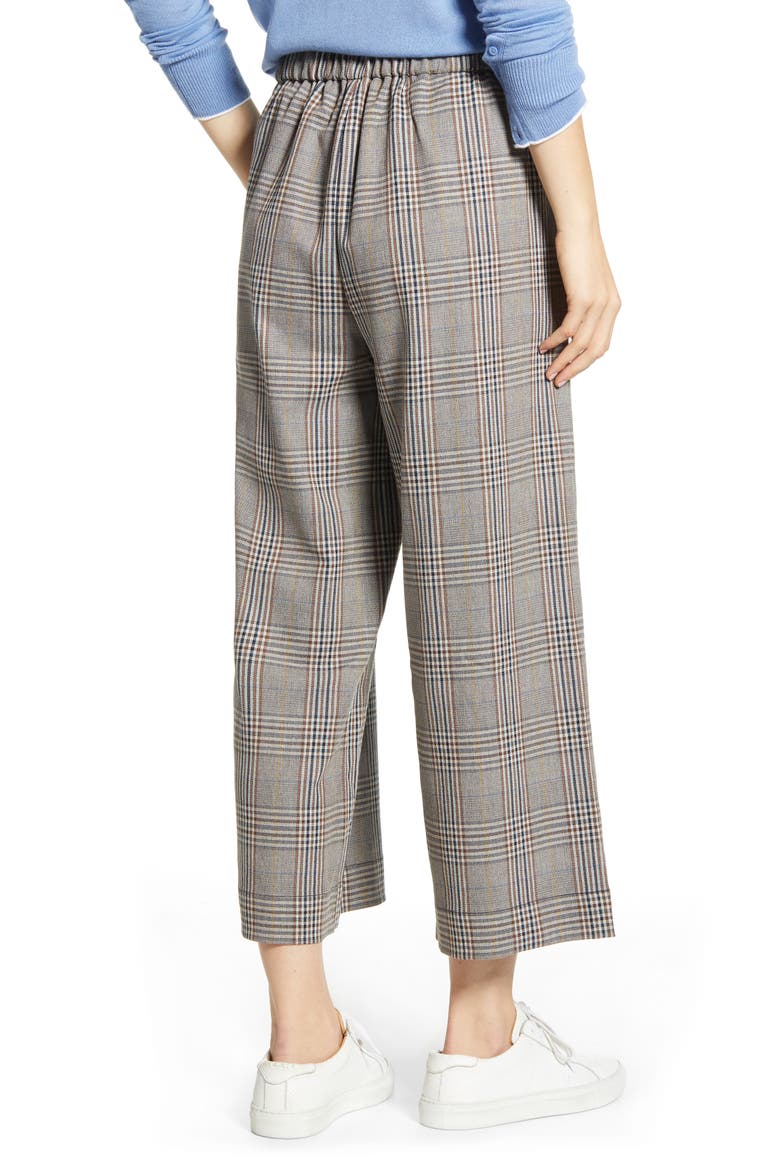 Huston Menswear Plaid Pull-On Pants, Alternate, color, MULTICOLOR MENSWEAR PLAID