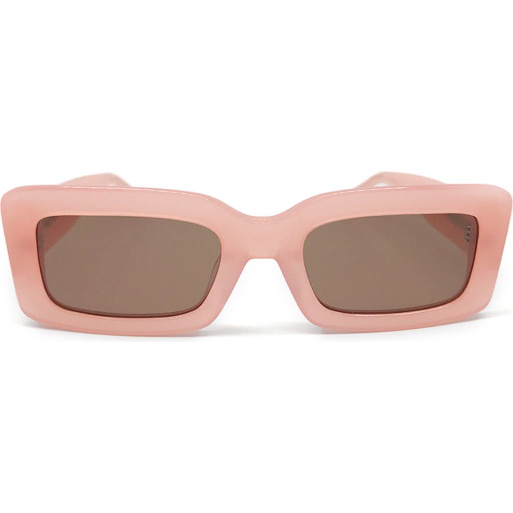 Diff Indy 51mm Polarized Rectangular Sunglasses In Multi