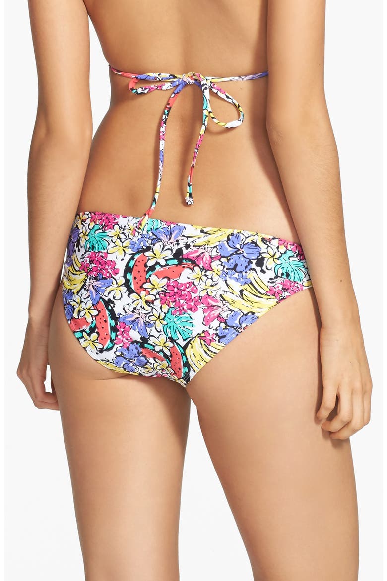 Print Basic Bikini Bottoms, Alternate, color, TROPICAL FRUIT