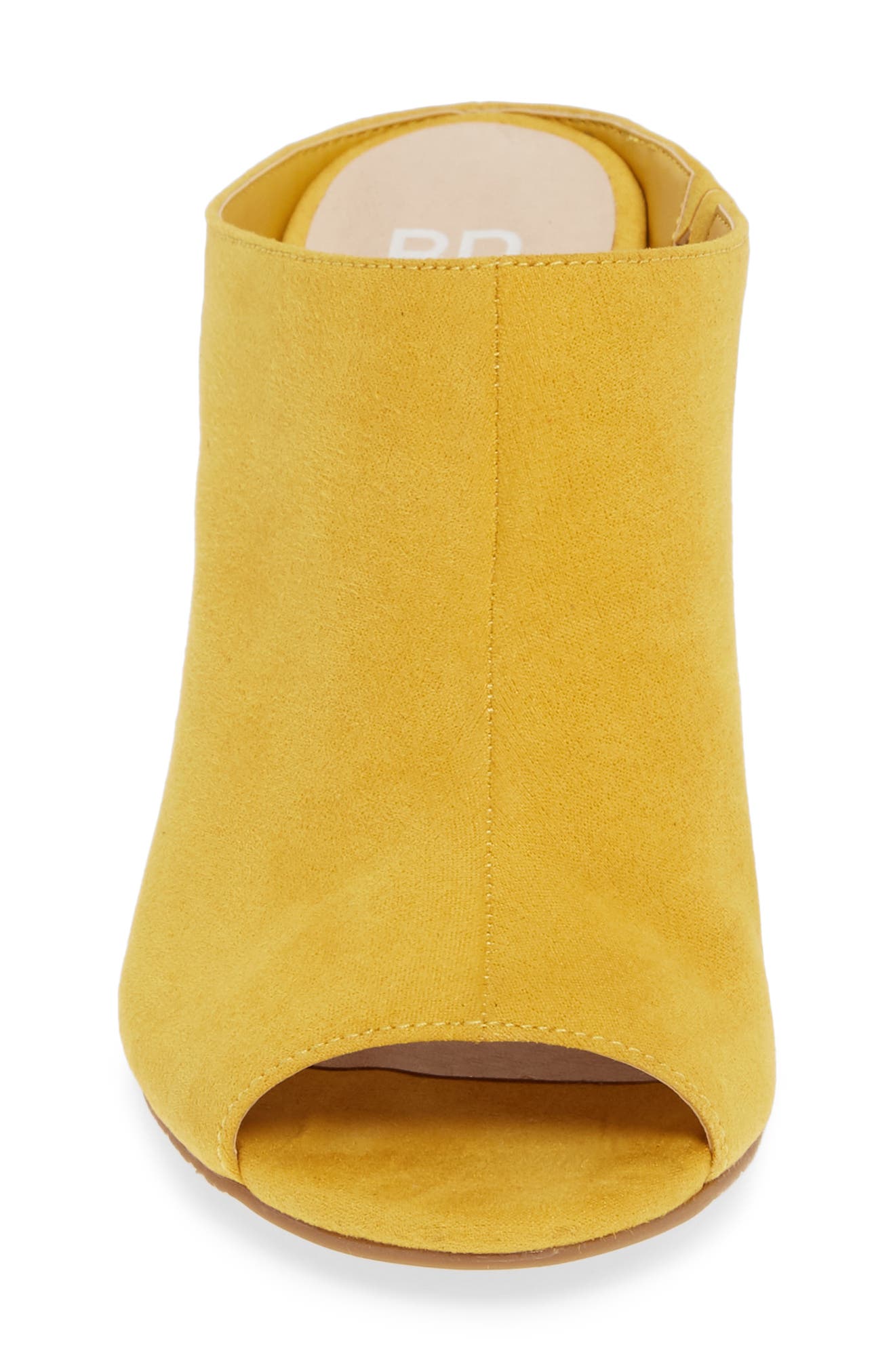 Gretta Sandal, Alternate, color, MUSTARD FAUX SUEDE
