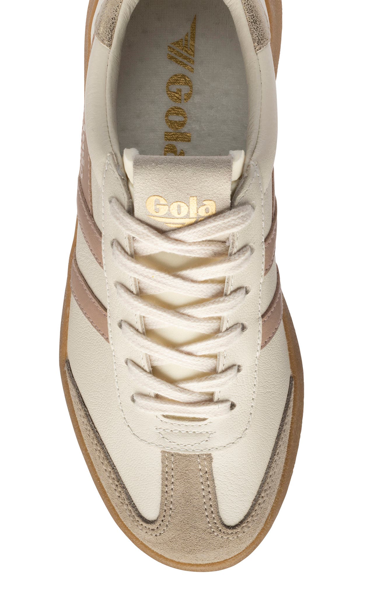 Athena Sneaker, Alternate, color, OFF WHITE/BNE/CAMEO/GLD/GUM