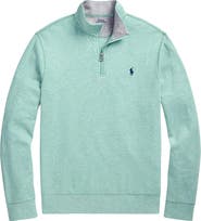 Polo Ralph Lauren Luxury Jersey Quarter Zip Pullover